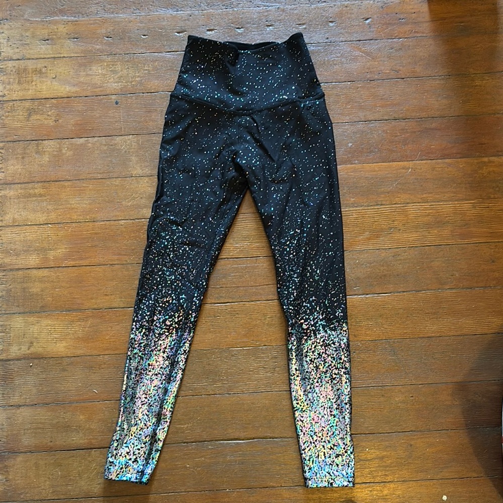 Beyond Yoga Black and Multicolor Leggings
